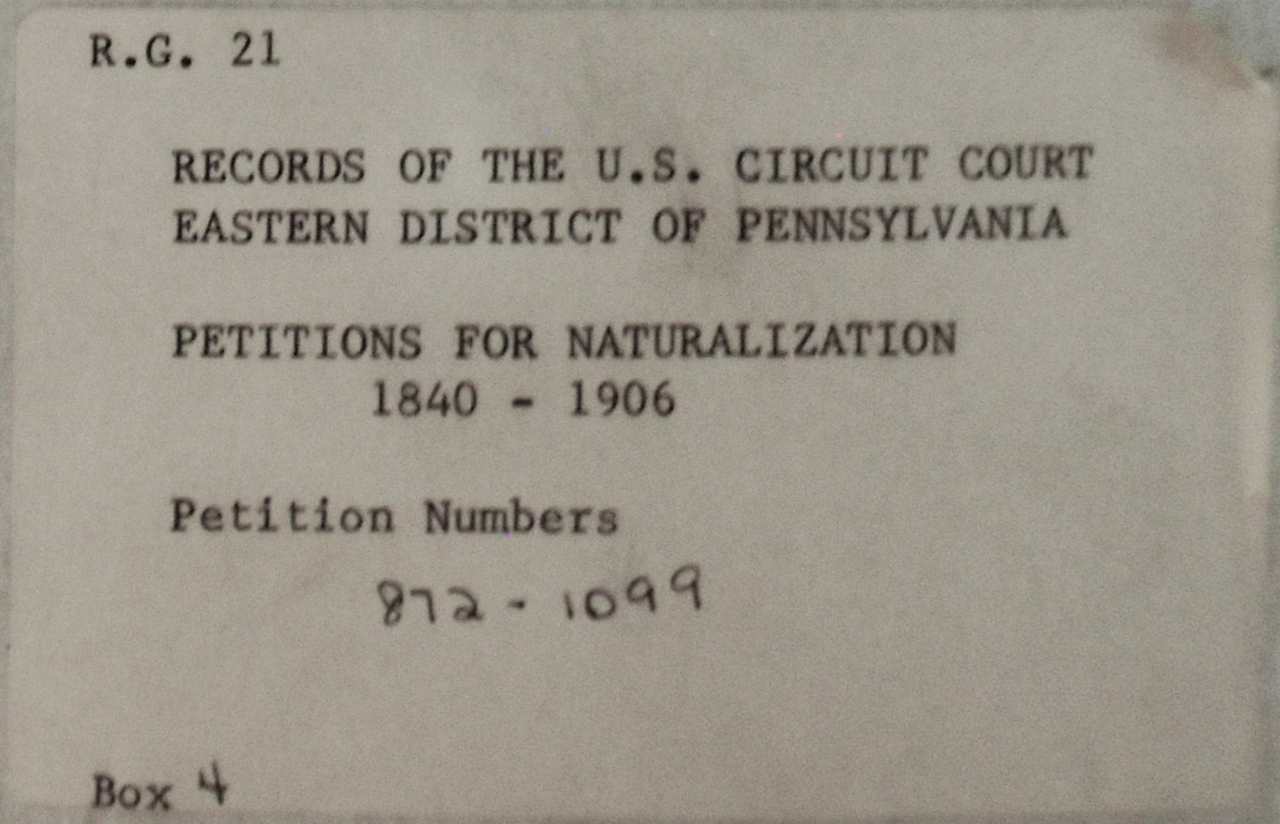 Click to access record set.