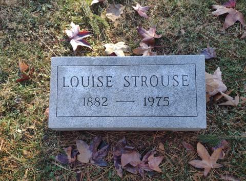 Louise Strouse's monument